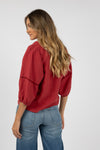 Ambrosia Blouse - Brick