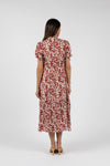 Eden Maxi Dress - Brick Print