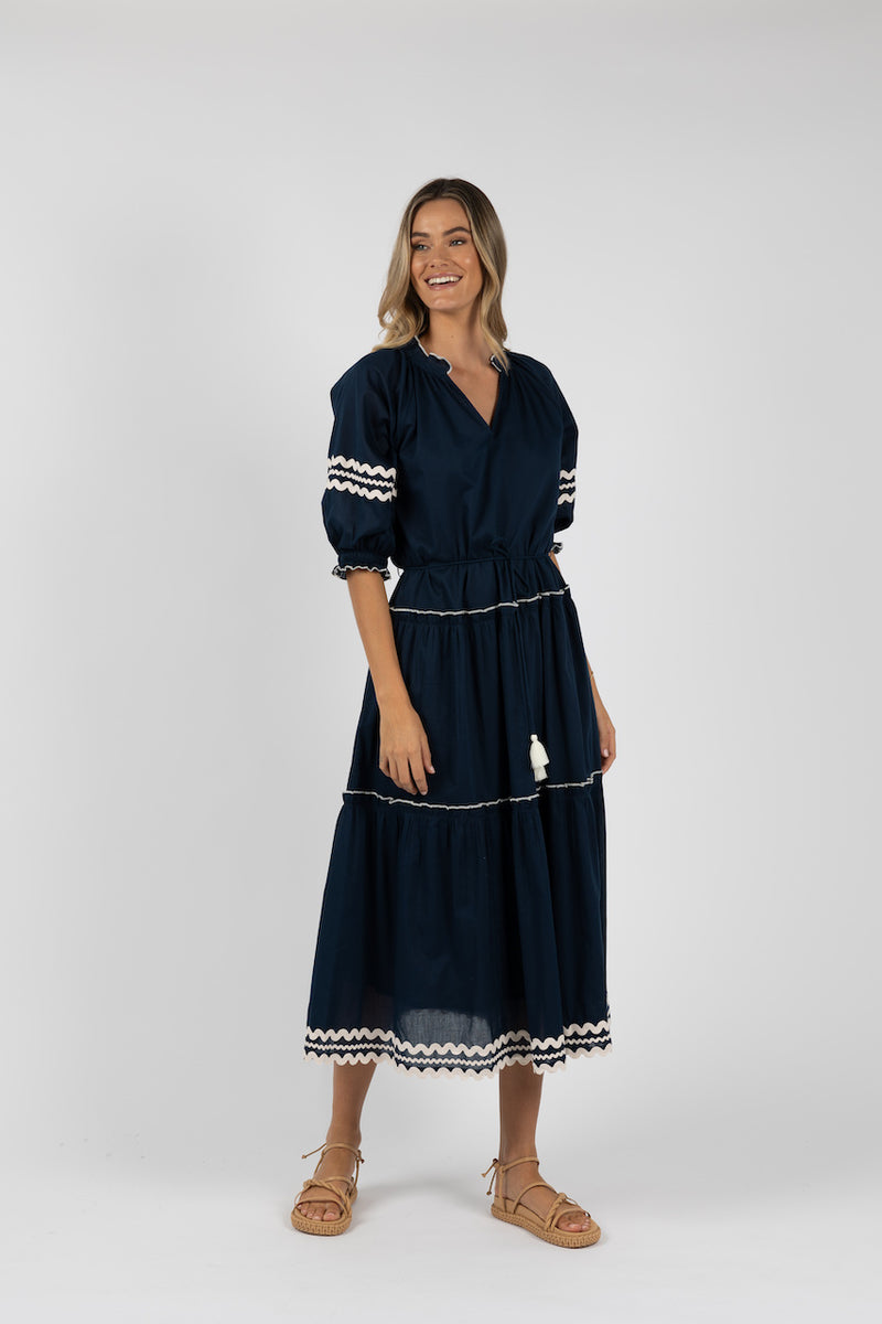 Ziggy Maxi Dress - Navy