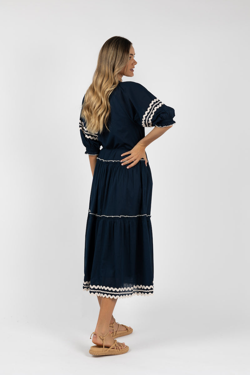 Ziggy Maxi Dress - Navy