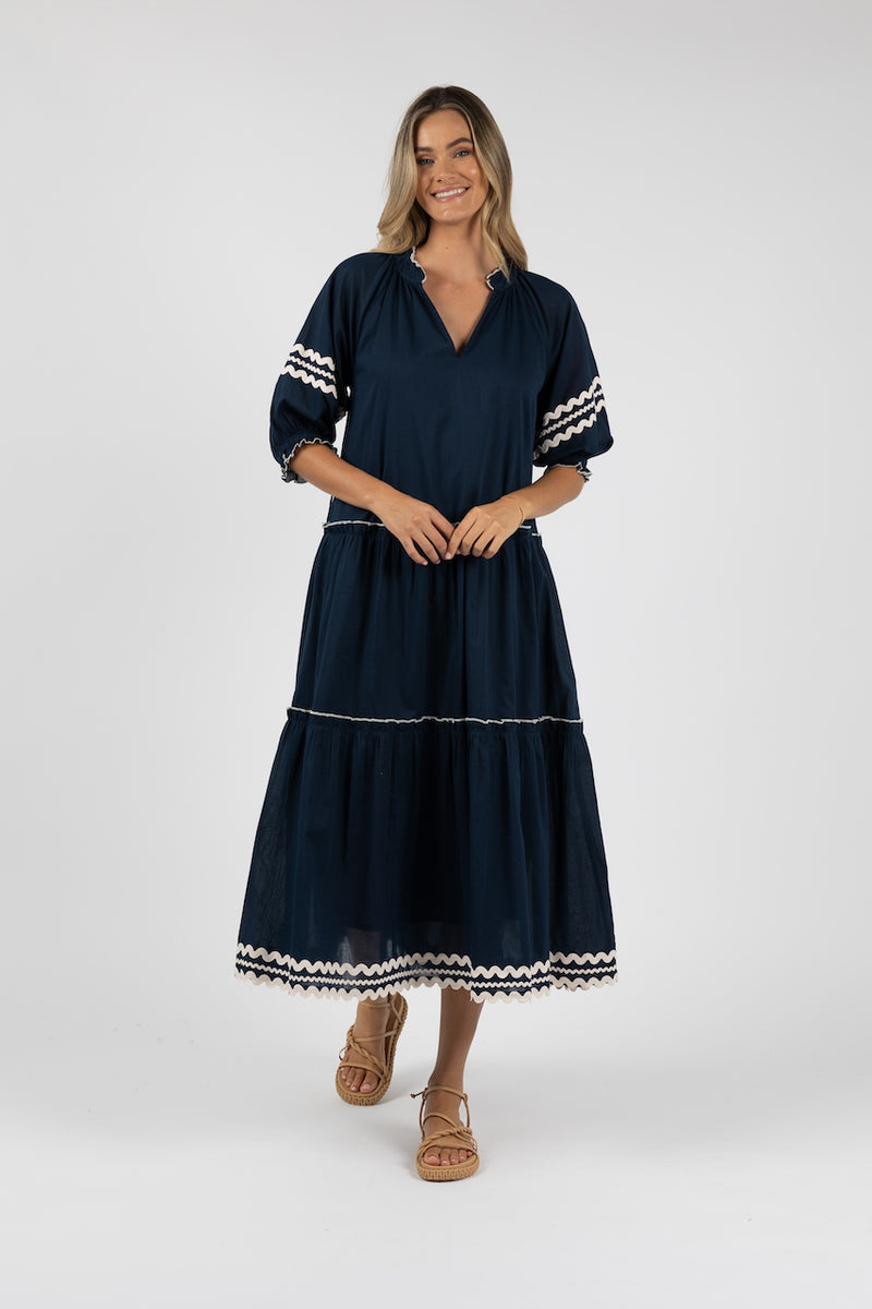 Ziggy Maxi Dress - Navy