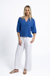 Nixie Blouse - Royal Blue