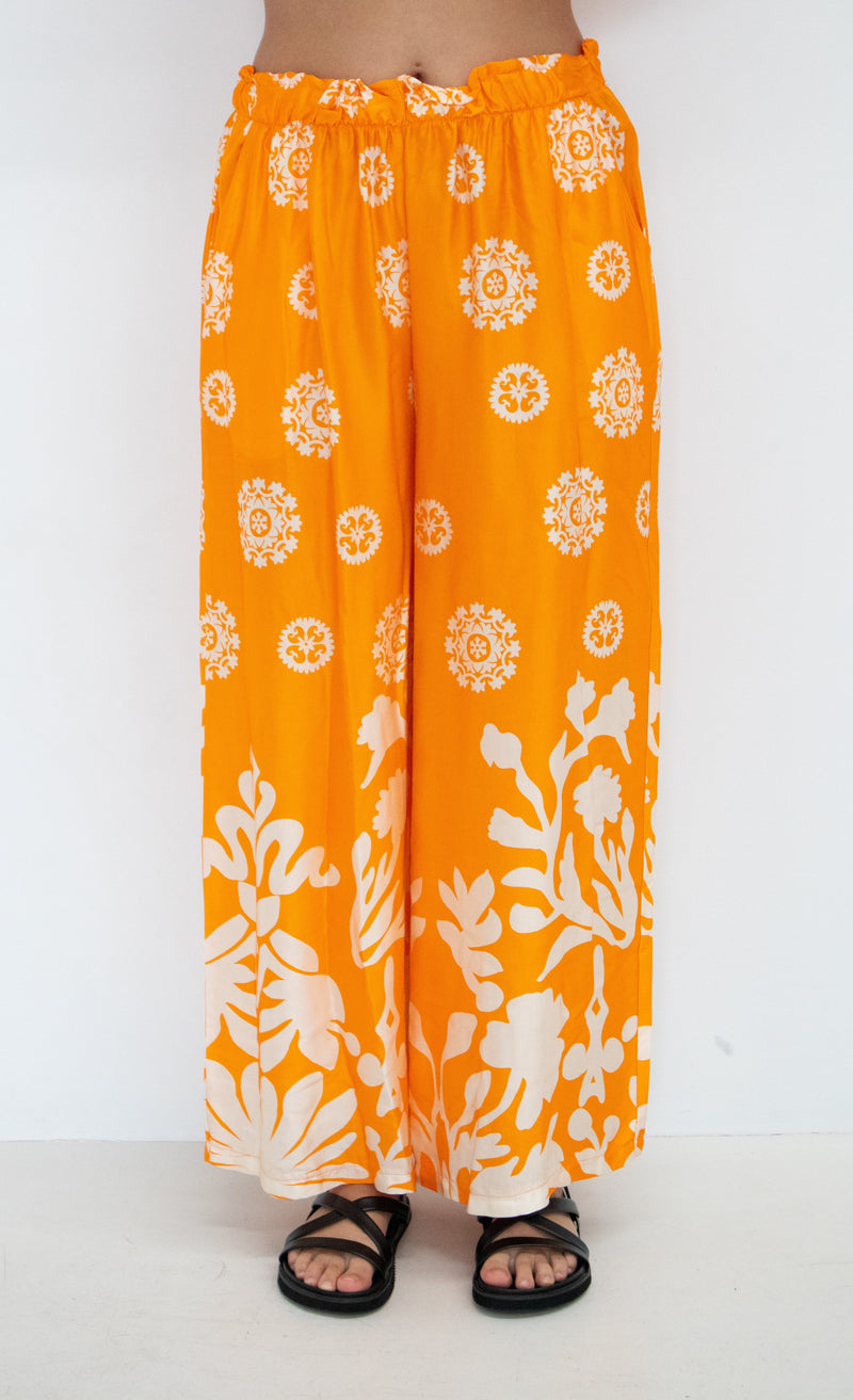 Snowflake Pant - Mango/Ivory