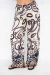 Swirl Pant - Charcoal/Ivory