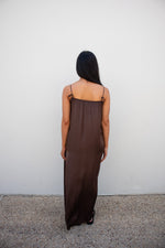 Strappy Maxi Dress - Chocolate