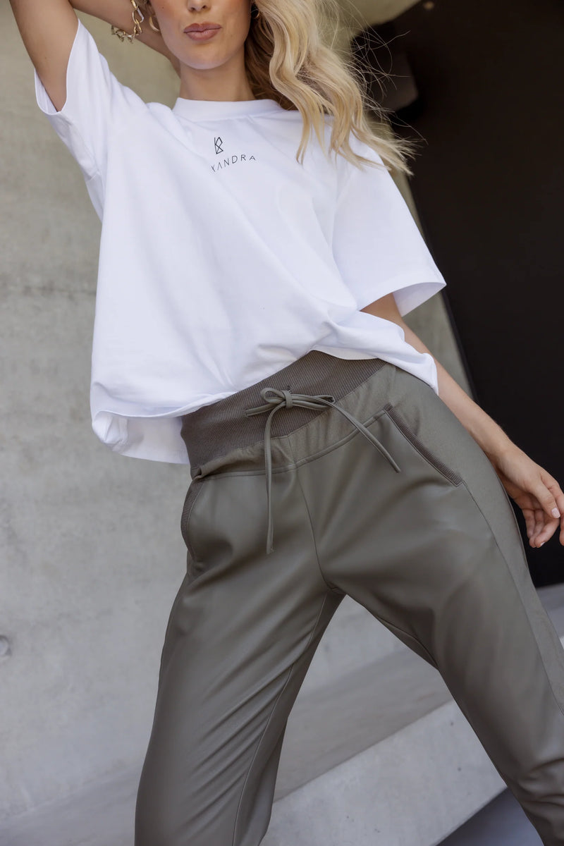 Joey Faux Pants - Olive