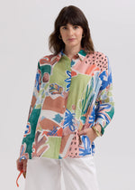 Flowy Shirt - Piazza Navona Print