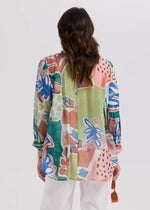 Flowy Shirt - Piazza Navona Print