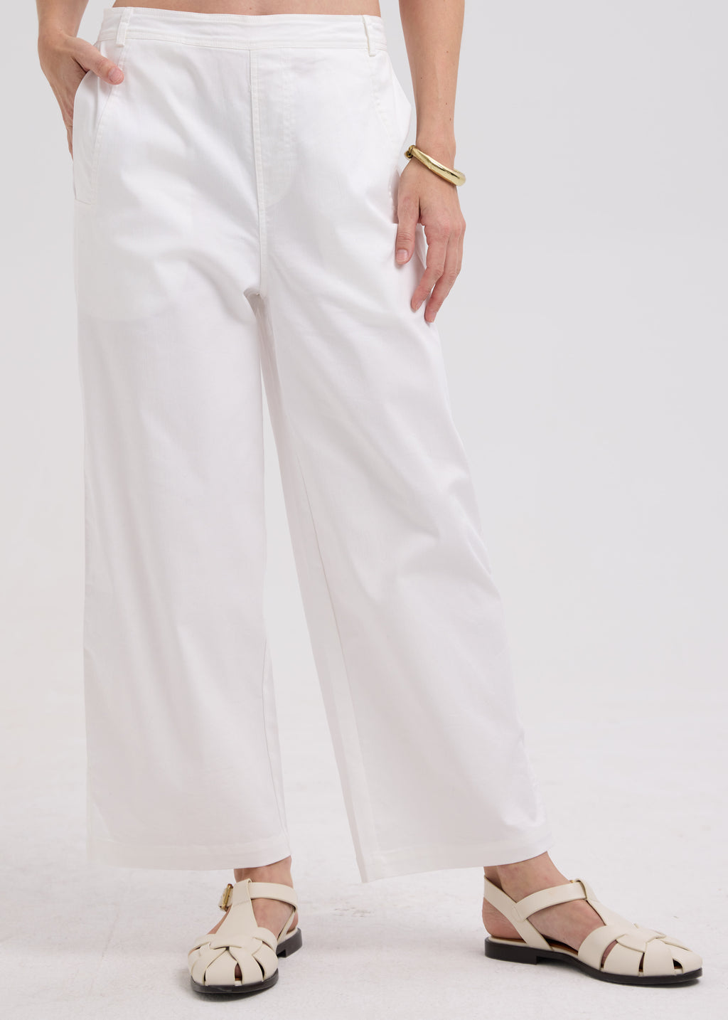 Denim Pant - White