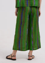 Painted Linen Pant - Chartreuse