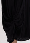 Drape Bottom Dress - Black