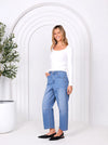 Toni Barrel Jeans - Light Wash