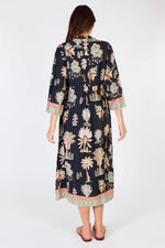 Balboa Kaftan Dress - Black