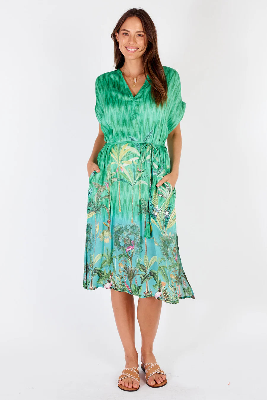 Palm Springs Dress - Green