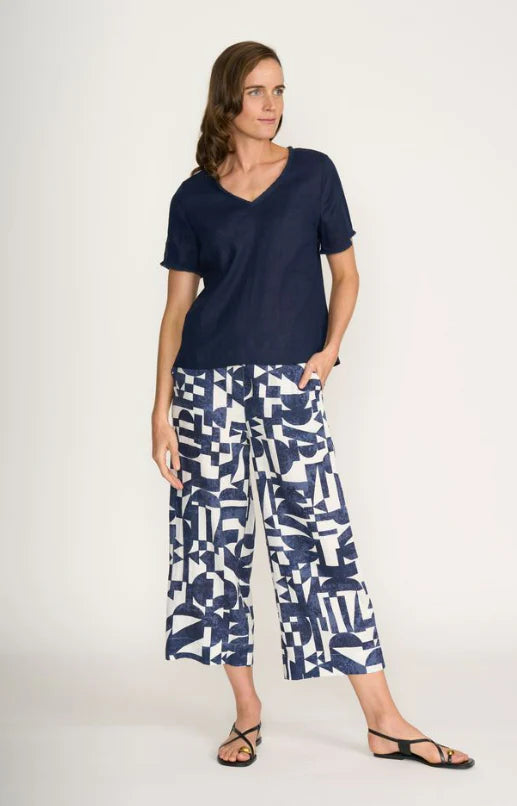 V Benefits Top - Eclipse Navy