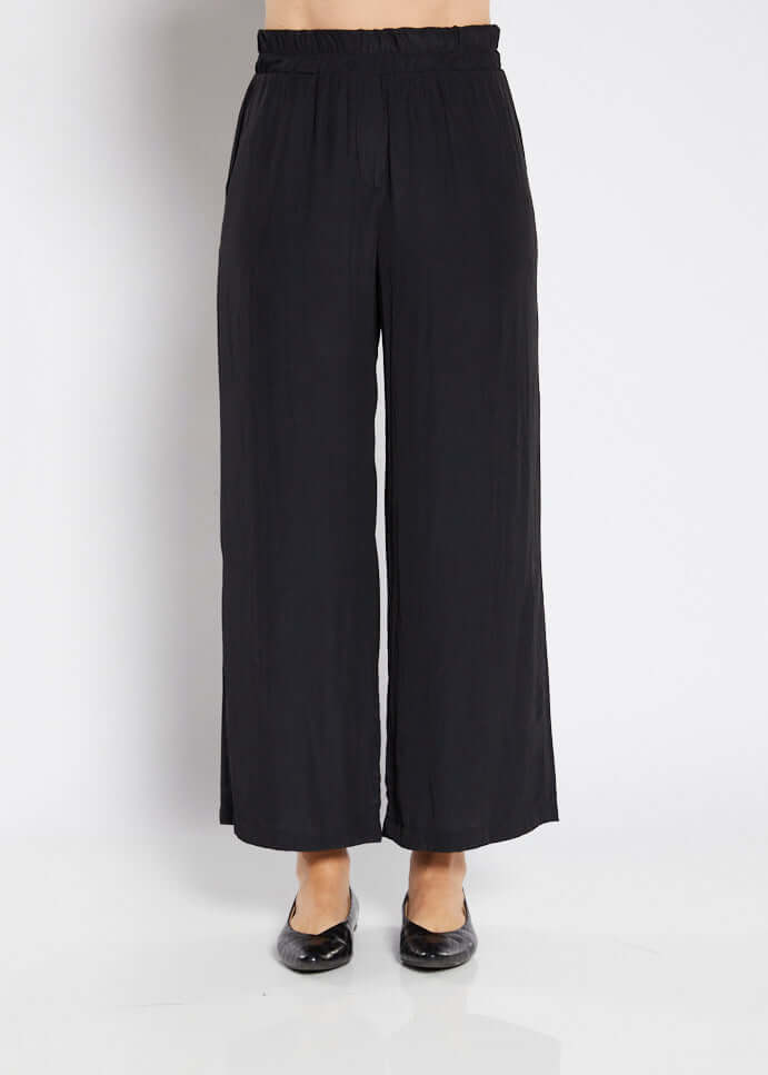 Violin Full Leg Wide Pant - Black