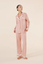 Grace Pink Bamboo PJ Set - Pink