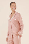 Grace Pink Bamboo PJ Set - Pink