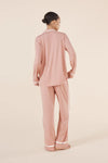 Grace Pink Bamboo PJ Set - Pink