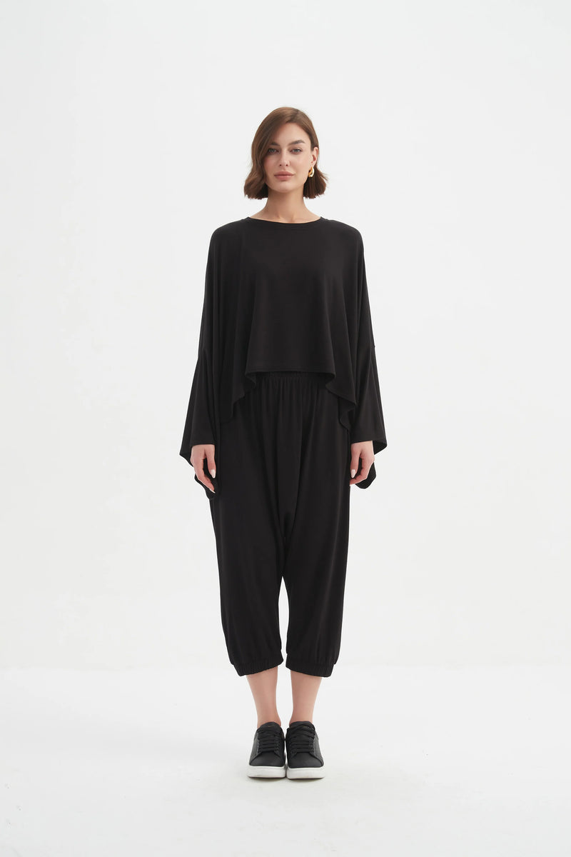 Drop Crotch Winter Pant - Black