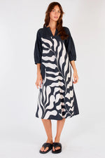 Sakanto Kaftan Dress - Hoja Black