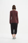 Long Sleeve T-Shirt - Aubergine