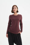 Long Sleeve T-Shirt - Aubergine