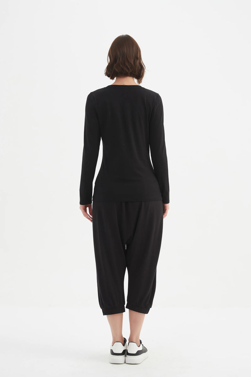 Long Sleeve T-Shirt - Black
