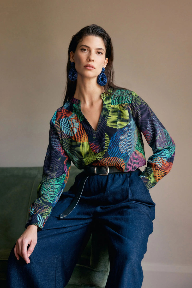 Maar Top - Ombra Print