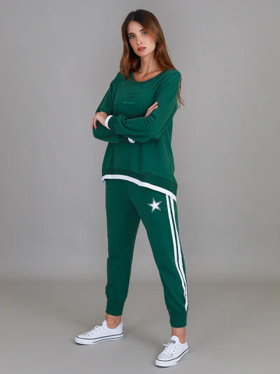 Roxia 3S Logo Sweatshirt - Ivy