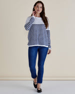 Natasha Knit Top - Navy Stripe