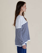 Natasha Knit Top - Navy Stripe