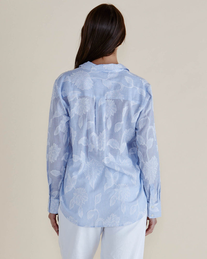 Lace Stripe Shirt