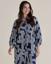 Rosalind Shirt - Navy Geo